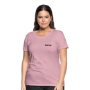 Frauen Premium T-Shirt mit deinem Logo - Hellrosa