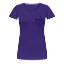 Frauen Premium T-Shirt mit deinem Logo - Lila