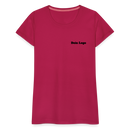 Frauen Premium T-Shirt mit deinem Logo - dunkles Pink