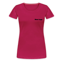 Frauen Premium T-Shirt mit deinem Logo - dunkles Pink