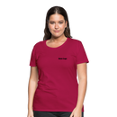 Frauen Premium T-Shirt mit deinem Logo - dunkles Pink