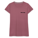 Frauen Premium T-Shirt mit deinem Logo - Malve