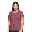 Frauen Premium T-Shirt mit deinem Logo - Malve