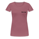 Frauen Premium T-Shirt mit deinem Logo - Malve