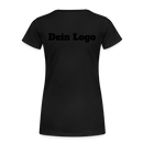 Frauen Premium T-Shirt mit deinem Logo - Schwarz