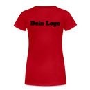 Frauen Premium T-Shirt mit deinem Logo - Rot