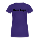 Frauen Premium T-Shirt mit deinem Logo - Lila