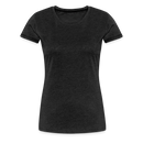 Frauen Premium T-Shirt mit deinem Logo - Anthrazit
