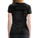 Frauen Premium T-Shirt mit deinem Logo - Anthrazit