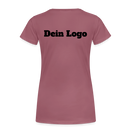 Frauen Premium T-Shirt mit deinem Logo - Malve