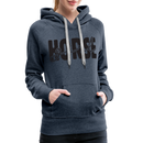 Frauen Premium Hoodie Horse Girl - Jeansblau