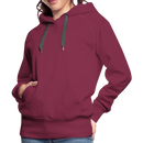 Frauen Premium Hoodie Ich bremse auch für Englischreiter - Bordeaux