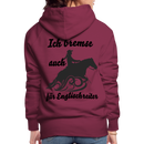 Frauen Premium Hoodie Ich bremse auch für Englischreiter - Bordeaux