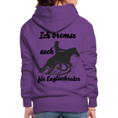 Frauen Premium Hoodie Ich bremse auch für Englischreiter - Purple