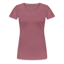 Frauen Premium T-Shirt Ich bremse auch für Englischreiter - Malve