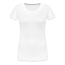 Frauen Premium T-Shirt Quatschkopf - Weiß
