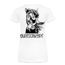 Frauen Premium T-Shirt Quatschkopf - Weiß