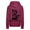 Frauen Premium Hoodie Quatschkopf - Bordeaux