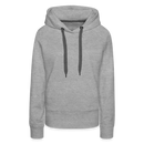 Frauen Premium Hoodie Quatschkopf - Grau meliert