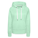 Frauen Premium Hoodie Quatschkopf - helles Mintgrün