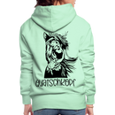 Frauen Premium Hoodie Quatschkopf - helles Mintgrün