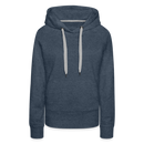 Frauen Premium Hoodie Quatschkopf - Jeansblau