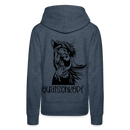 Frauen Premium Hoodie Quatschkopf - Jeansblau