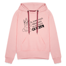 Frauen Premium Hoodie Glitzer - Kristallrosa