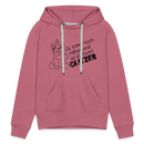 Frauen Premium Hoodie Glitzer - Malve