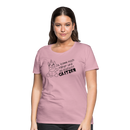Frauen Premium T-Shirt Glitzer - Hellrosa