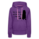 Frauen Premium Hoodie Ponyhof - Purple