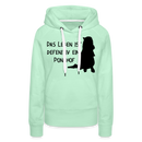 Frauen Premium Hoodie Ponyhof - helles Mintgrün