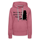 Frauen Premium Hoodie Ponyhof - Malve